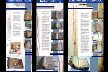 Design Ausstellung Flutbücher - Dipl.-Designerin K. Köstler in Leipzig Sachsen und Quedlinburg Sachsen-Anhalt